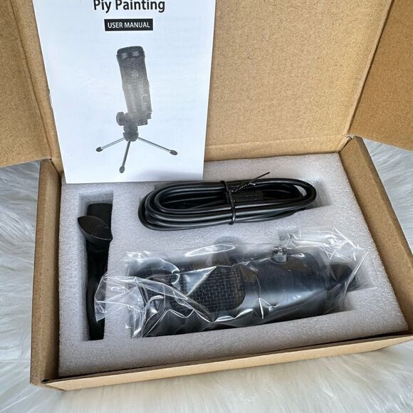 USB Microphone, Recording Microphone, Condenser PC Laptop, Plug&Play - Picture 1 of 4